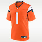 Bo Nix Denver Broncos Men's Nike NFL Game American Football Jersey