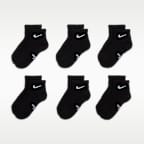 Calcetines al tobillo para niños talla pequeña (6 pares) Nike Dri-FIT Performance Basics