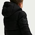 Nike Toddler Jacquard Logo Mixed Media Puffer Jacket