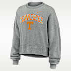 Sudadera de cuello redondo sin cierre universitaria Nike para mujer Tennessee Phoenix Arch