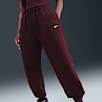 Pants de entrenamiento oversized de tiro alto para mujer Nike Sportswear Phoenix Fleece