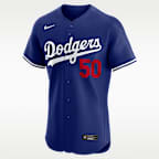 Mookie Betts Los Angeles Dodgers Men's Nike Dri-FIT ADV MLB Elite Jersey