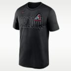 Playera Nike Dri-FIT de la MLB para hombre de los Arizona Diamondbacks, edición Knockout Team Legend