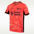 Bay FC Stadium Away Big Kids' Nike Dri-FIT NWSL Replica Jersey