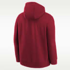 San Francisco 49ers Essentials Club Logo Arch Big Kids' Nike NFL Pullover Crew