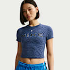 Nike Sportswear Chill Knit 女款合身短版 T 恤