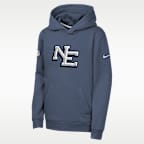 New England Patriots Rivalries Collection Sideline Club Big Kids' Nike NFL Pullover Hoodie