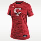 Cincinnati Reds Authentic Collection City Connect Velocity Women's Nike Dri-FIT MLB T-Shirt