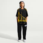 Playera de manga corta para niños talla grande Golden State Warriors Nike Edge 26