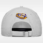 Gorra universitaria Nike ajustable para hombre LSU Sideline Club Practice
