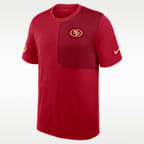 San Francisco 49ers Sideline Coach Men's Nike Dri-FIT NFL Top