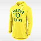 Oregon Campus Arch Men's Nike Dri-FIT College Long-Sleeve Hooded T-Shirt