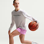 Shorts de básquetbol de malla Dri-FIT para mujer Nike Essential