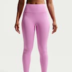 Leggings de cintura alta sin costura delantera de 7/8 para mujer Nike Universa