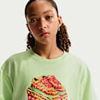 Playera para niños talla grande Nike Sportswear