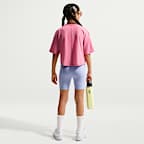 Haut à manches courtes Dri-FIT Nike One Relaxed pour ado (fille)
