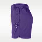 Shorts de básquetbol de malla Dri-FIT de 13 cm para hombre Los Angeles Lakers Standard Issue