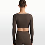 NikeSKIMS Matte Women's Long-Sleeve Wrap Top
