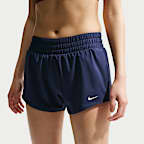 나이키 드라이 핏 원 여성 미드라이즈 3인치 브리프 라인드 쇼츠