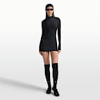 나이키스킴스 웨이트리스 레이어 여성 모크넥 긴팔 탑