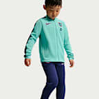 FC Barcelona Strike Third Nike Dri-FIT Fußball-Trainingsanzug aus Strickmaterial (jüngere Kinder)