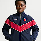 Atlético Madrid Nike Windrunner Third Women's Loose UV Woven Full-Zip Jacket