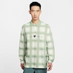 ナイキ フェアウェイ フレッシュ メンズ Dri-FIT ロングスリーブ ルーズフィット ゴルフポロ