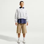 Nike Studio Fleece Medium Weight Women's Oversized Cropped Crew
