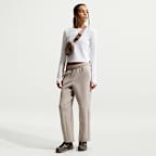 Nike MAVN Girls' Dri-FIT Ribbed Long-Sleeve Top