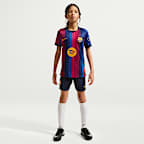 F.C. Barcelona 2026/27 Stadium Home Older Kids' Nike Dri-FIT Football Replica Shirt