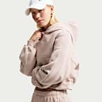 Nike Studio Fleece Medium Weight Women's Cropped Pullover Hoodie
