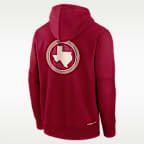 Texas Rangers Authentic Collection City Connect Men's Nike Therma MLB Pullover Hoodie