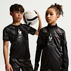 FFF 2026 Stadium Goalkeeper Older Kids' Nike Dri-FIT Soccer Replica Short-Sleeve Shirt