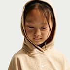 Sudadera con gorro sin cierre de tejido Fleece Studio para niños talla pequeña Nike Sportswear