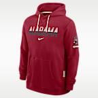 Sudadera con gorro sin cierre universitaria Nike Dri-FIT para hombre Alabama Sideline Standard Issue