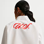 Chamarra Anthem de fútbol Nike Dri-FIT para mujer USMNT