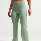 Legging évasé taille haute sans couture avant Nike Zenvy pour femme