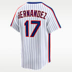 Keith Hernandez New York Mets Cooperstown 40th Anniversary Men's Nike Dri-FIT MLB Limited Jersey