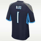 Cam Ward Tennessee Titans 2025 NFL Draft First Round Pick Men's Nike NFL Game Jersey