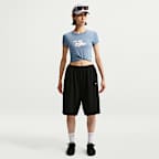 Nike Sportswear Women's Oversized Mid-Rise French Terry Bermuda Shorts