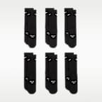 Nike Performance Cushioned Crew Kids' Training Socks (6 Pair)