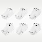 Calcetines bajos Dri-FIT Elevated Everyday para niños (6 pares) Nike