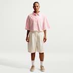 Nike Sportswear Chill Poplin Women's Oversized Striped Top