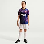 Paris Saint-Germain Deplasman Nike Dri-FIT Maç Öncesi Genç Çocuk Futbol Üstü