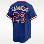 Ryne Sandberg Chicago Cubs Cooperstown Men's Nike Dri-FIT ADV MLB Limited Jersey