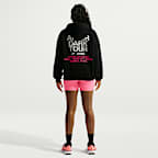 Nike Studio Fleece Medium Weight 'After Dark Tour' Women's Oversized Pullover Hoodie