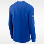 Los Angeles Rams Team Issue Men's Nike Dri-FIT NFL Long-Sleeve T-Shirt