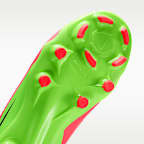 Tacos de fútbol para terrenos múltiples para niño talla grande Nike Jr. Phantom 6 Low Academy "Erling Haaland"