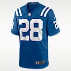 Jersey de fútbol americano Game para hombre NFL Indianapolis Colts (Jonathan Taylor)