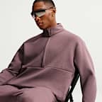 Playera Dri-FIT de medio cierre para hombre Nike 24.7 ImpossiblySoft